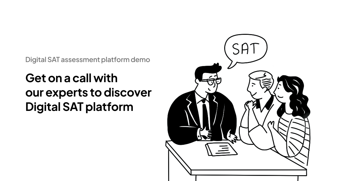 Demo of digital sat practice test platform